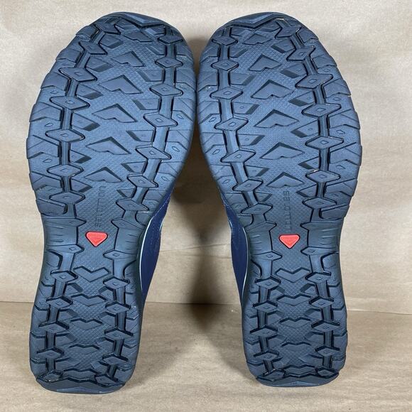 Salomon Women's Size 7.5 Waterproof Contagrip Trail/Athletic Shoes Light Blue - Picture 8 of 11
